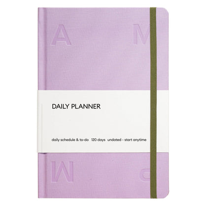Daily Planner Hardcover - Undated (120 Days)