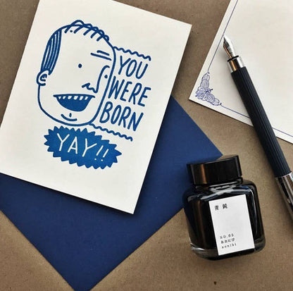 Born Yay Birthday Card