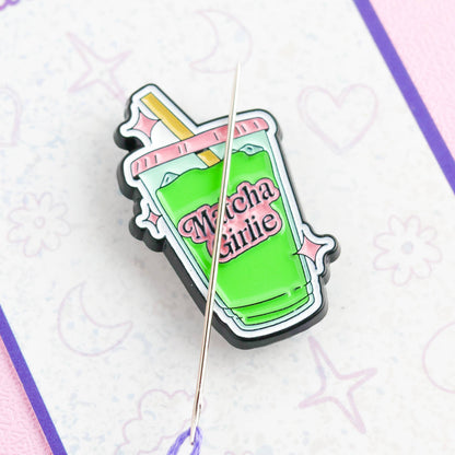 Matcha Girl Needle Minder Magnet