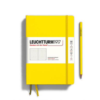 Notebooks - Medium (A5): Lemon / Hardcover / Dotted