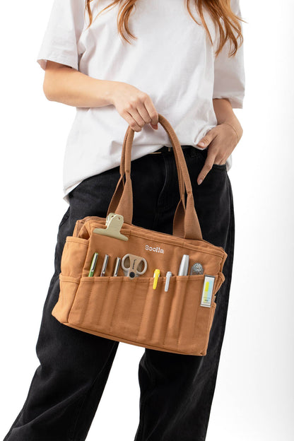 Soolla Studio Artist Bag, Aquamarine, Knitting Tote