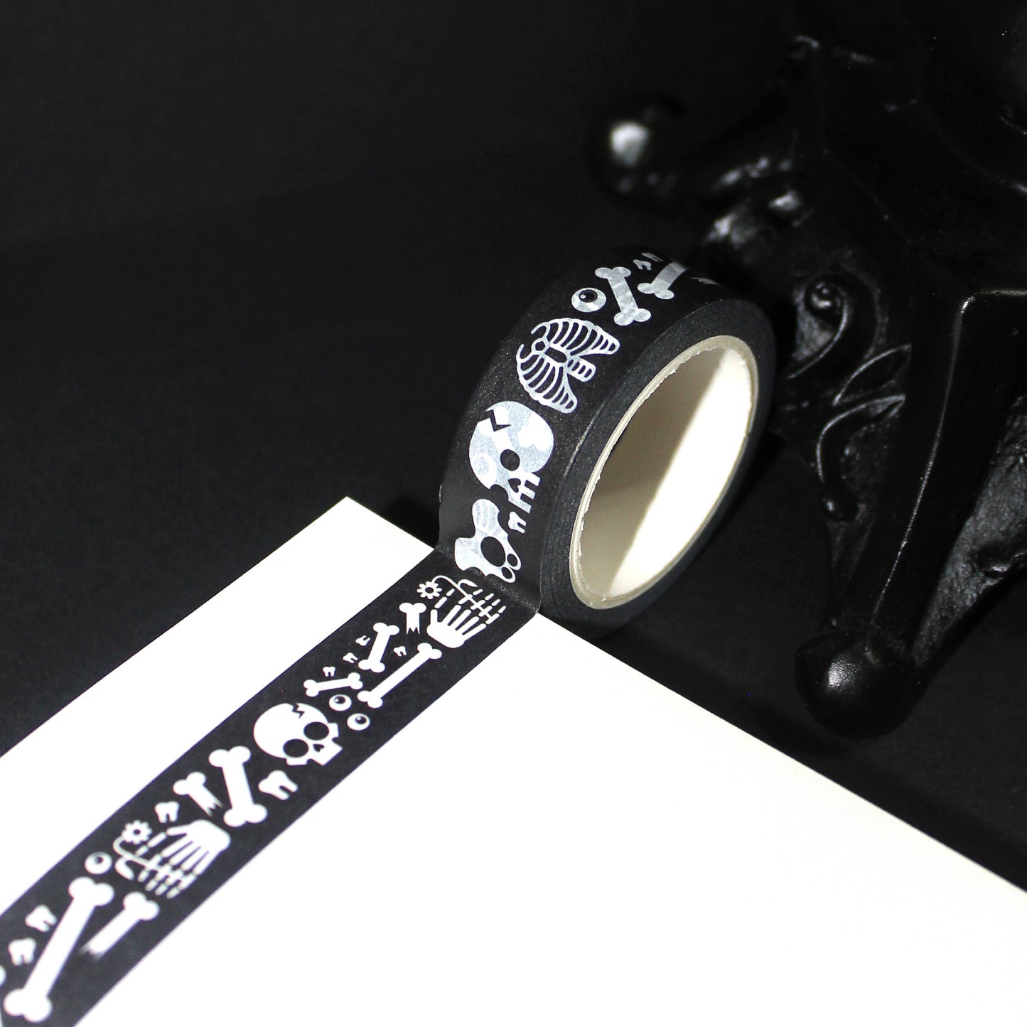 "Skeletal Grave" Spooky Skeleton Washi Tape