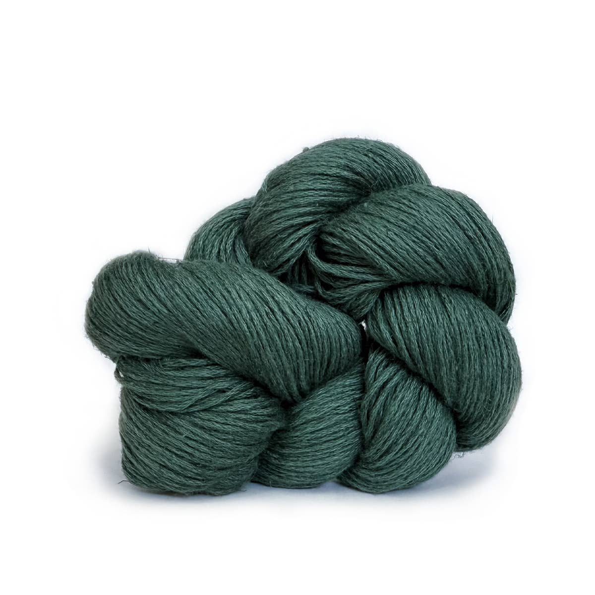 Mojave: Versatile sport/DK weight cotton/linen blend yarn: Black