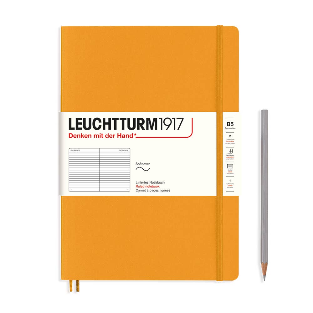 Notebooks - Composition (B5): Sage / Hardcover / Dotted