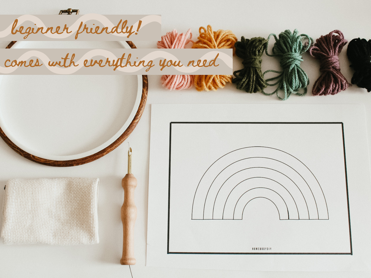 Crying Heart Beginner DIY Punch Needle Kit
