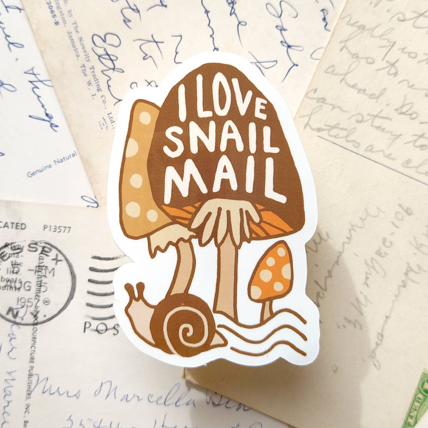 I Love Snail Mail Vinyl Sticker