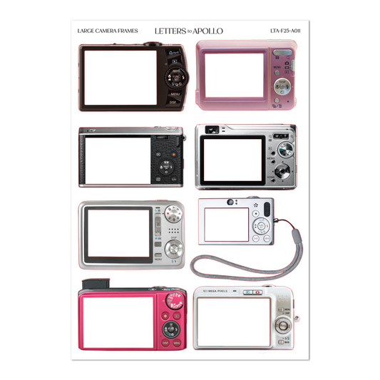 LARGE CAMERA FRAMES: WASHI