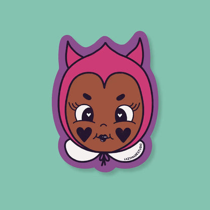 She-Devil Kewpie Waterproof Sticker 