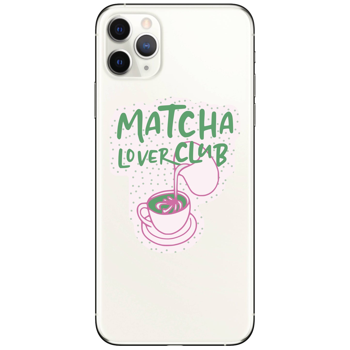 Cute Girly Matcha Barista Tea High Quality Vinyl Sticker