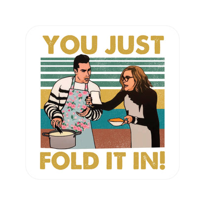 Fold in the Cheese Moira David High Quality Vinyl Sticker