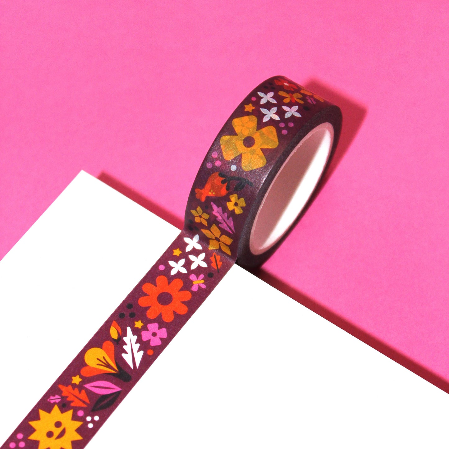 "Super Bloom" Cute California Wildflowers Washi Tape