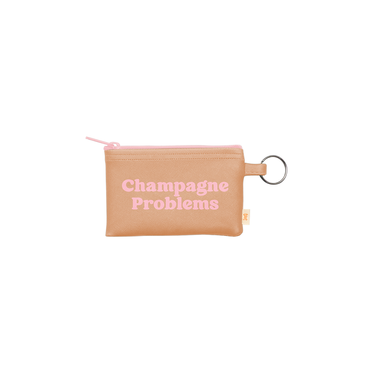 NEW! Colorblock Penny Key Ring: Stay Toxic