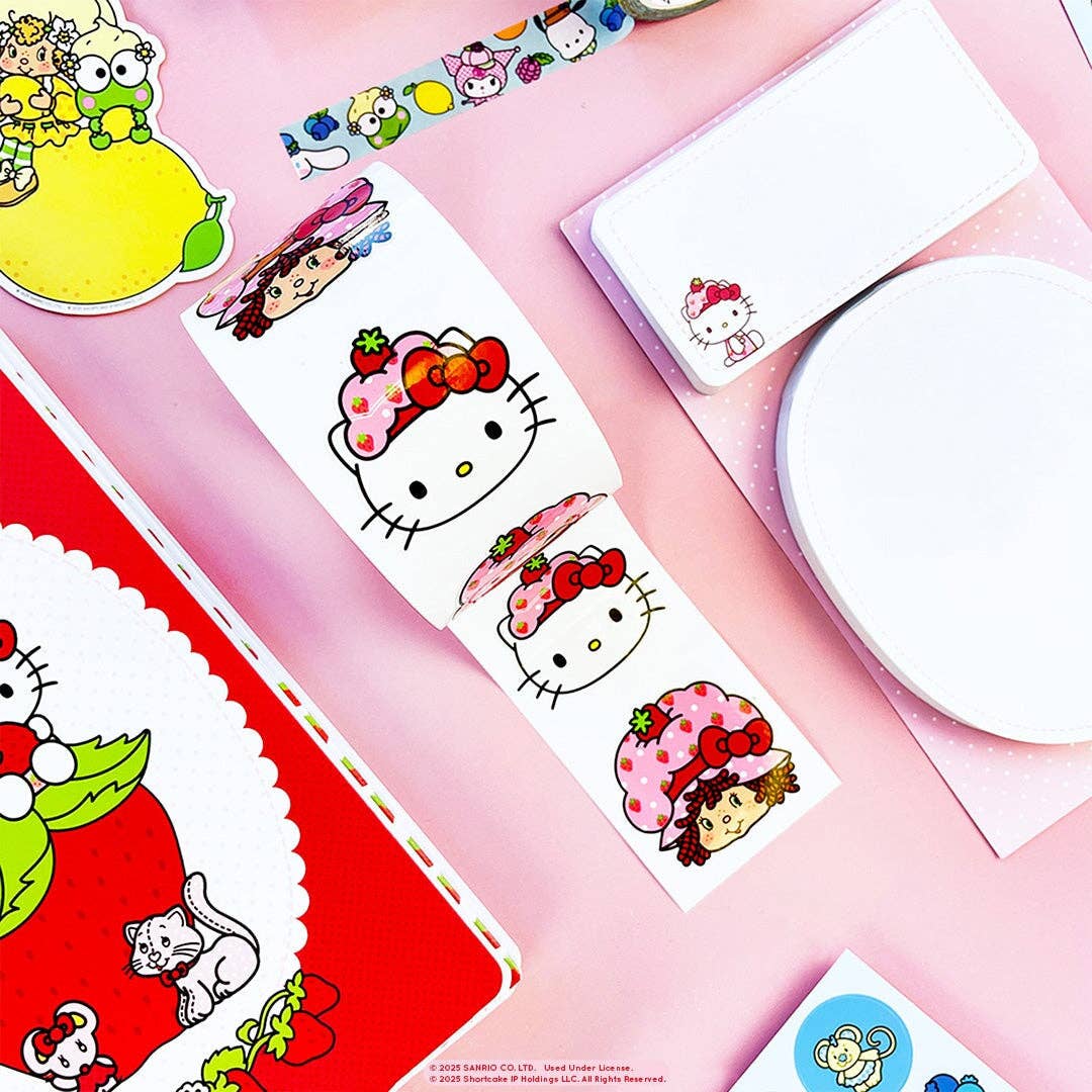 WS-Strawberry Besties Stickers On The Roll