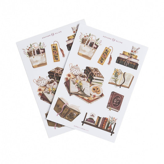 Stickers: Bookshelf