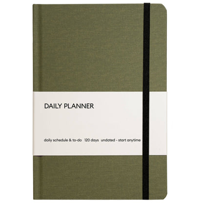 Daily Planner Hardcover - Undated (120 Days)