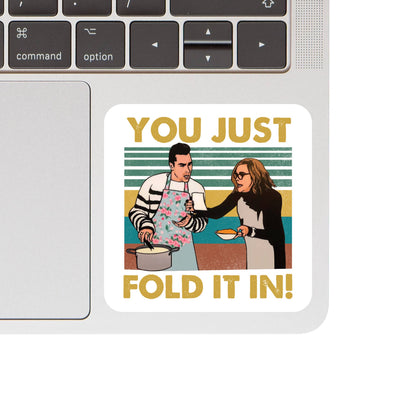 Fold in the Cheese Moira David High Quality Vinyl Sticker