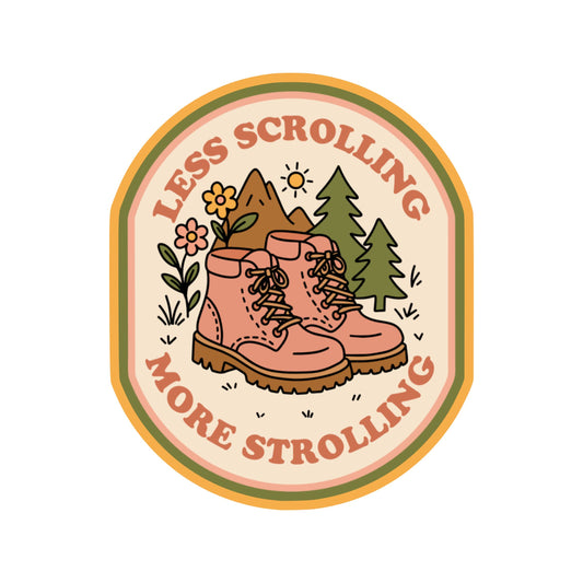 Cute Outdoors Hiking Nature High Quality Vinyl Sticker