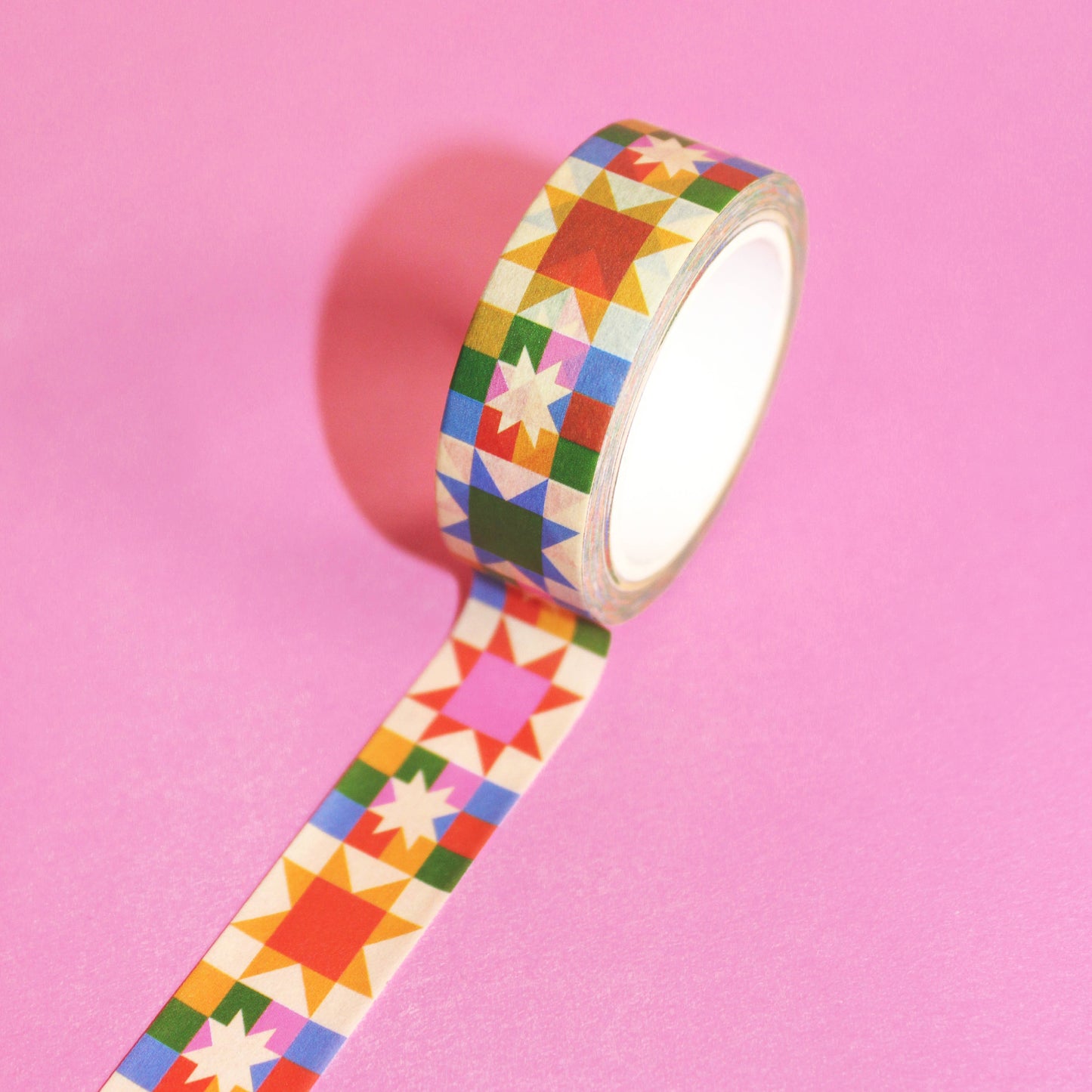 "Starry Keepsake" Retro Star Quilt Inspired Washi Tape