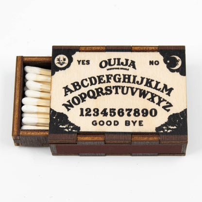 Matches • Ouija Board Wooden Matchbox • Candle Accessory