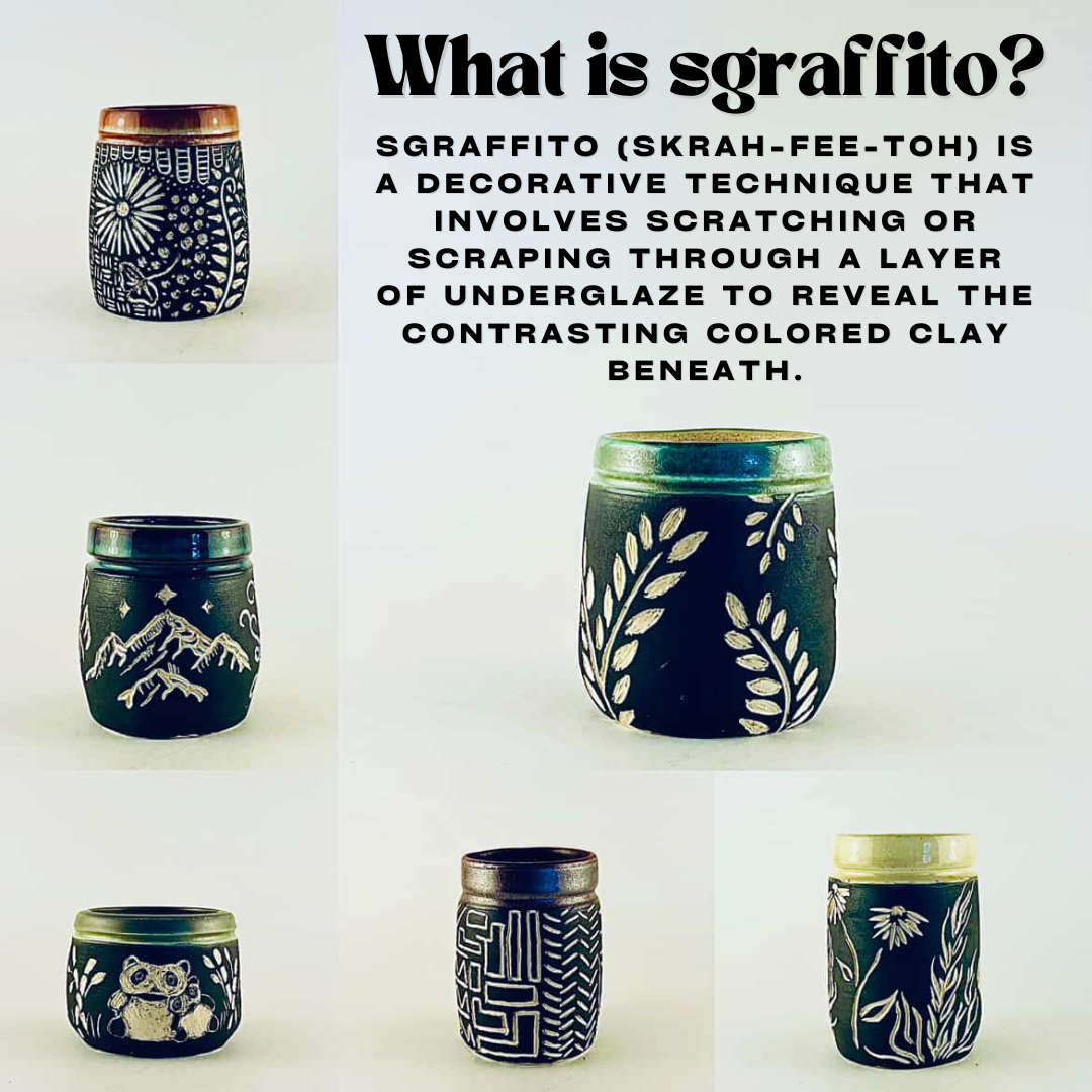 Sgraffito- Pencil Cup Workshop
