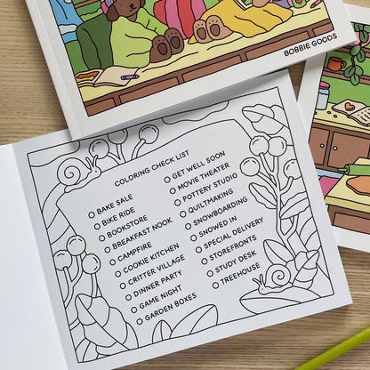 Fall-Winter Coloring Book