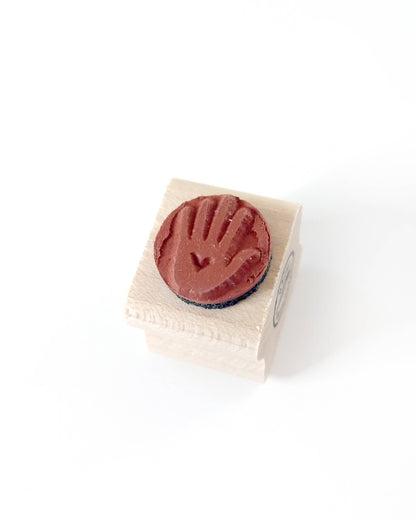 Heart in Hand Mini Stamp