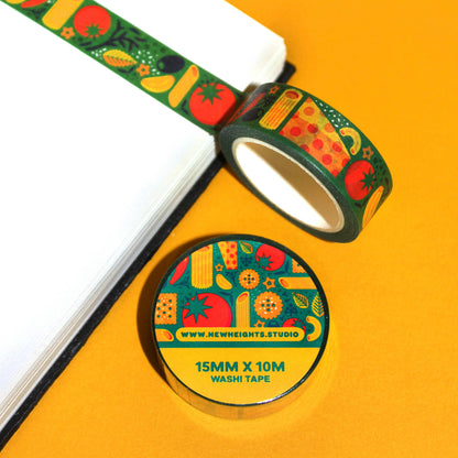 Pasta Stationery Washi Tape | Food Stationery, Pasta Craft