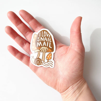 I Love Snail Mail Vinyl Sticker