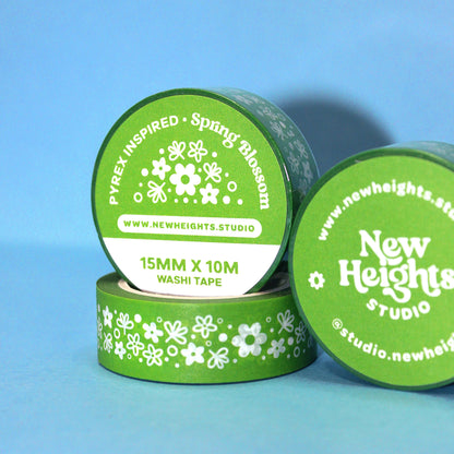 Spring Blossom Pyrex Inspired Washi Tape (15mm/10m)
