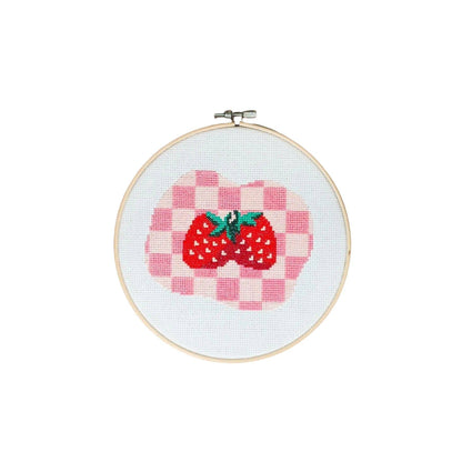 STRAWBERRY SUMMER Cross Stitch Kit