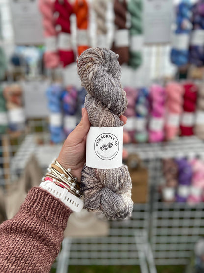 Foggy Shores Colorway - Artisan Dyed Yarn - Multiple Bases: CMS Nylon Sock (80/20)
