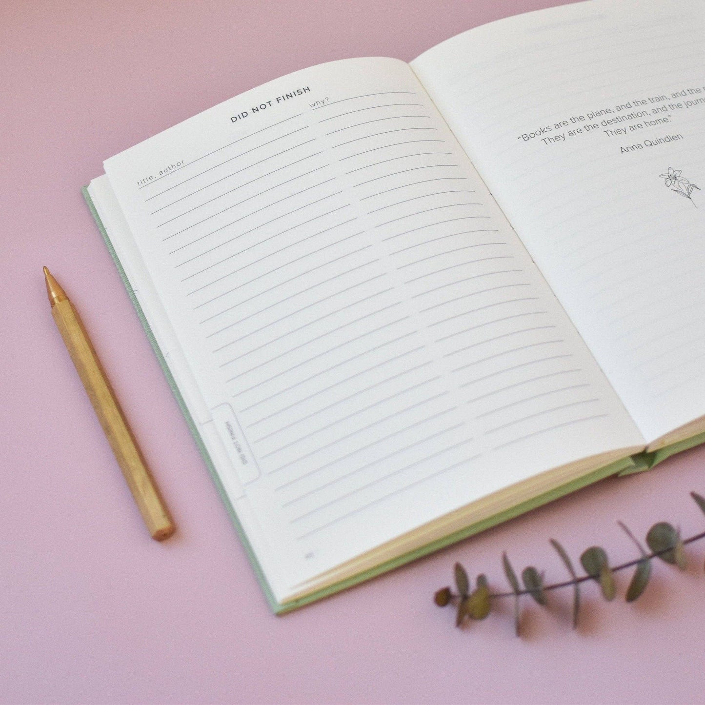 Reading Journal (Original): Green