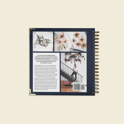 How-to Watercolor Book: Modern Watercolor Botanical (Spiral)