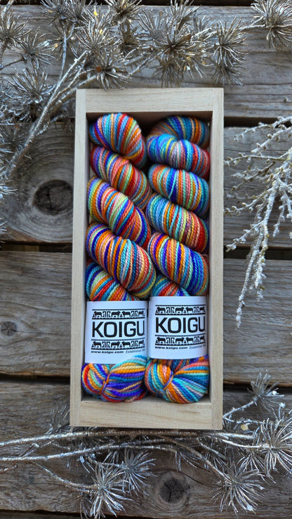 Holiday Sock Crates: P490 - Winter Blues