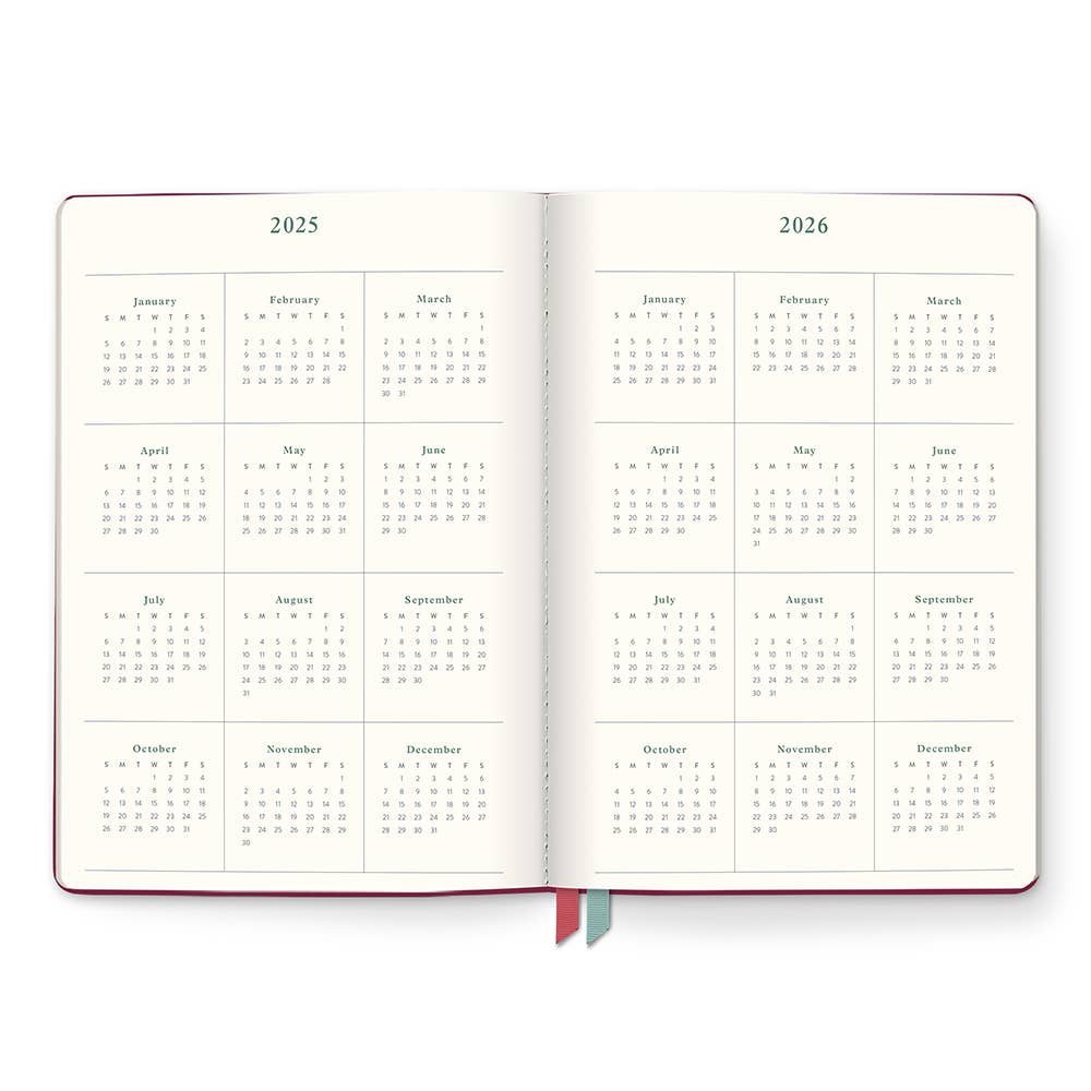 2026 As If Argyle Clara Clothbound Planner