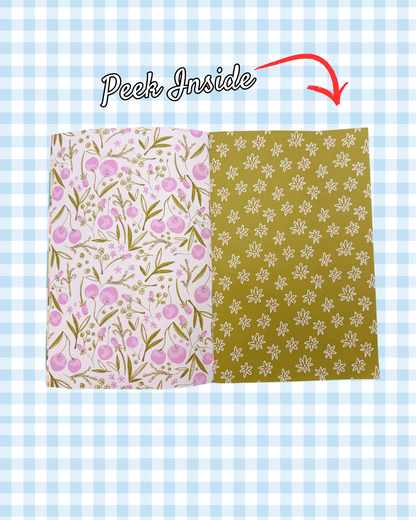 Scrapbook Paper - Whimsy Summer - Tomatoes, Cherries, & Gingham