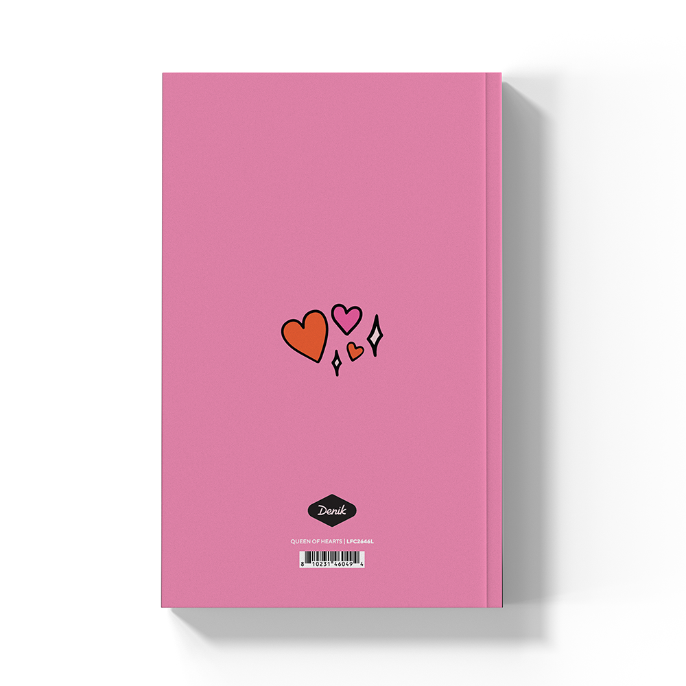 Queen Of Hearts Classic Layflat Notebook Journal LFC2646L