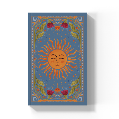 Sun Tarot  Soft Touch Classic Layflat Notebook Journal