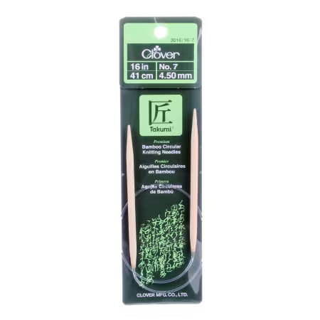 Clover Bamboo Circular Knitting Needles- 16 inch