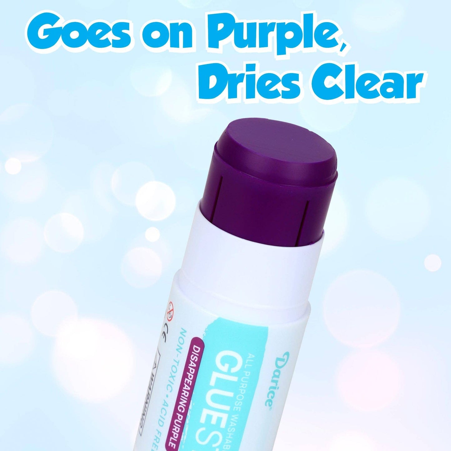 Darice 1 Pack XL Disappearing Purple Glue Stick