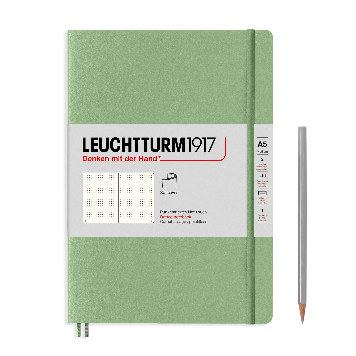 Notebooks - Medium (A5): Lemon / Hardcover / Dotted