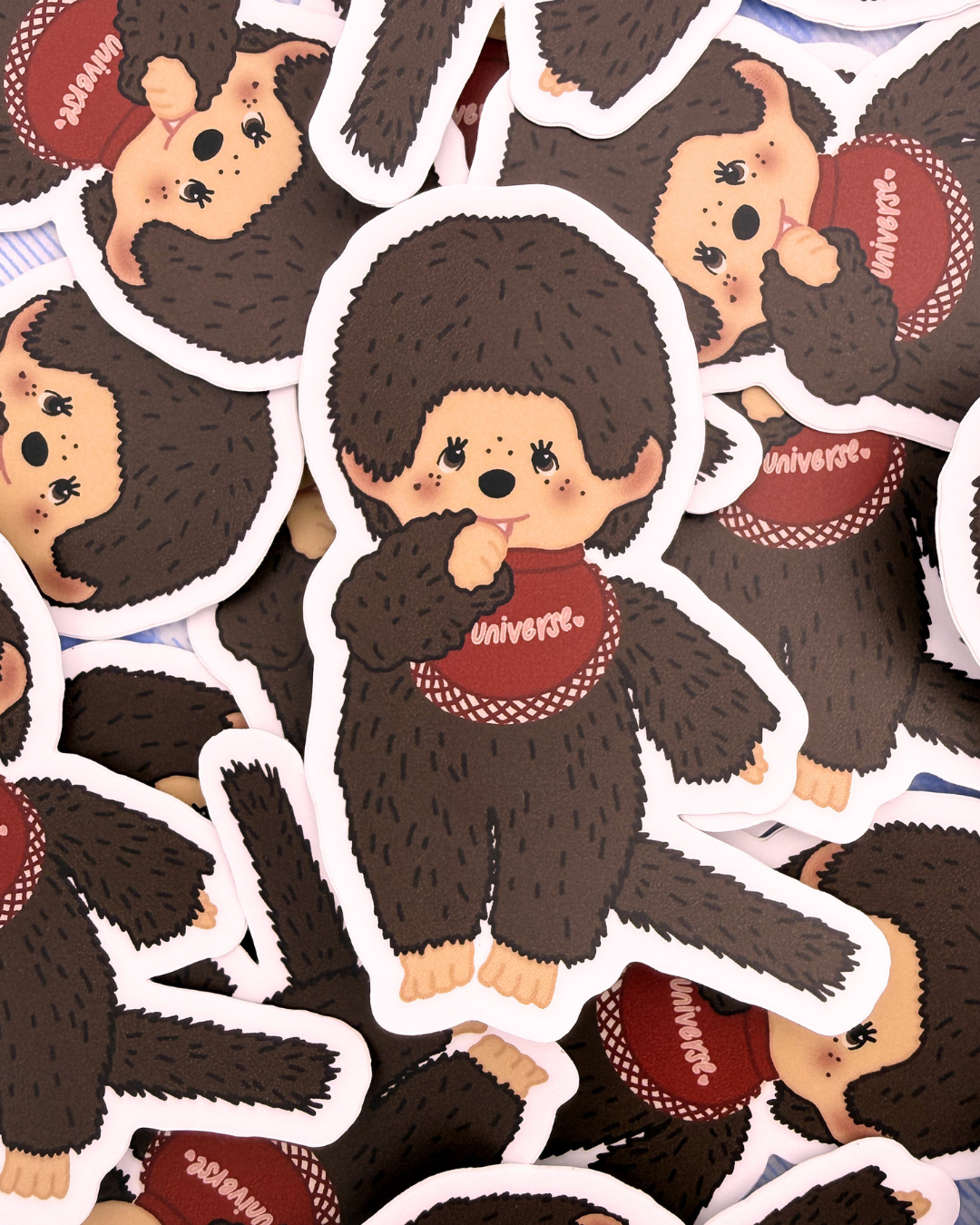 Vinyl Sticker - Nostalgic Monkey Toy