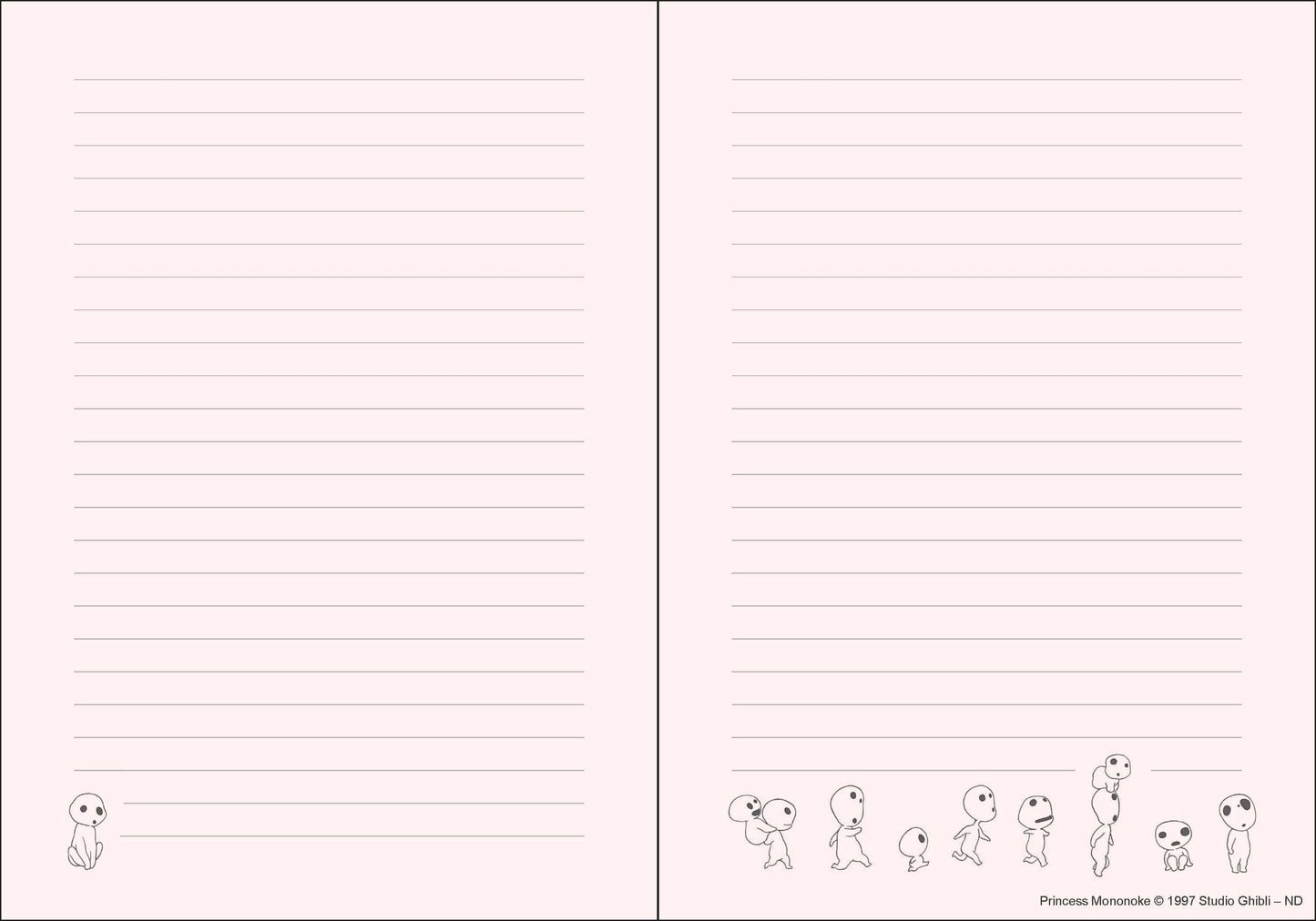 Studio Ghibli Princess Mononoke Journal