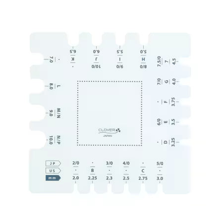 Swatch Ruler and Needle Gauge