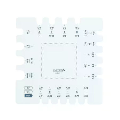 Swatch Ruler and Needle Gauge