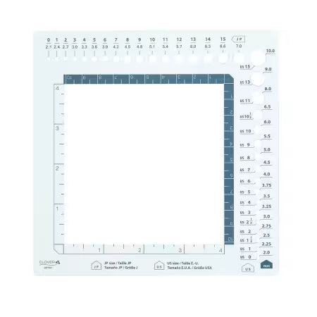 Swatch Ruler and Needle Gauge