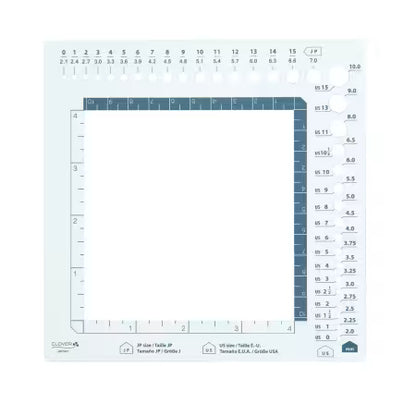 Swatch Ruler and Needle Gauge
