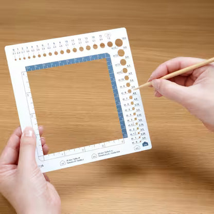 Swatch Ruler and Needle Gauge