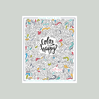Color Happy: Adult Coloring Book (Mother's Day Gifts)
