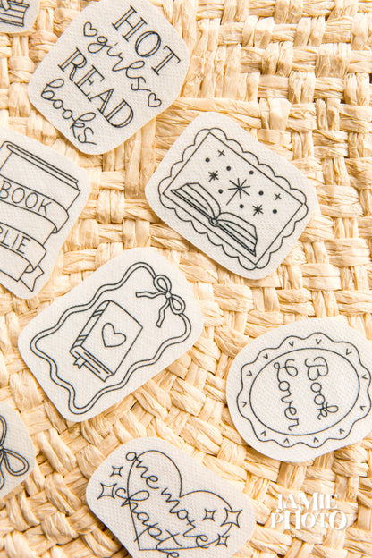Book Lover Stick and Stitch Embroidery Pack, 10 Designs